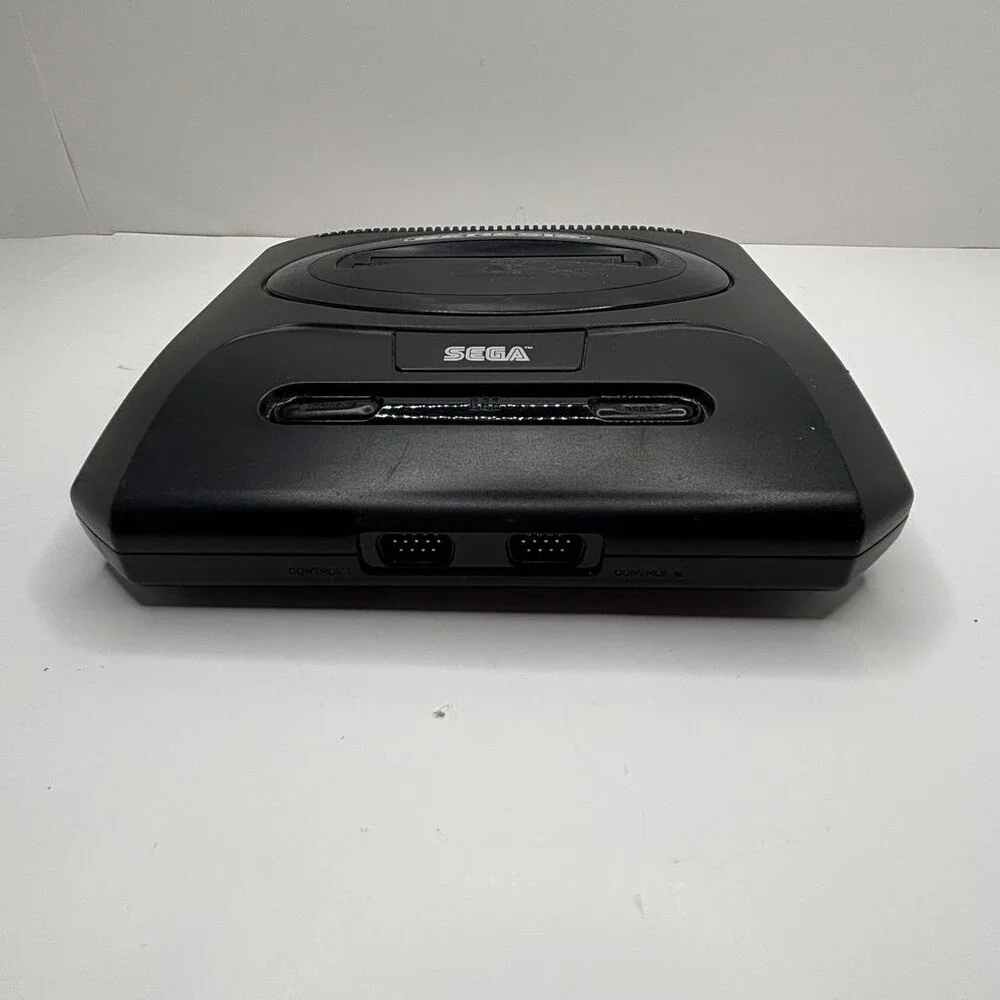 Black Sega Genesis Model 2 MK-1631 16-Bit Core System Console Only